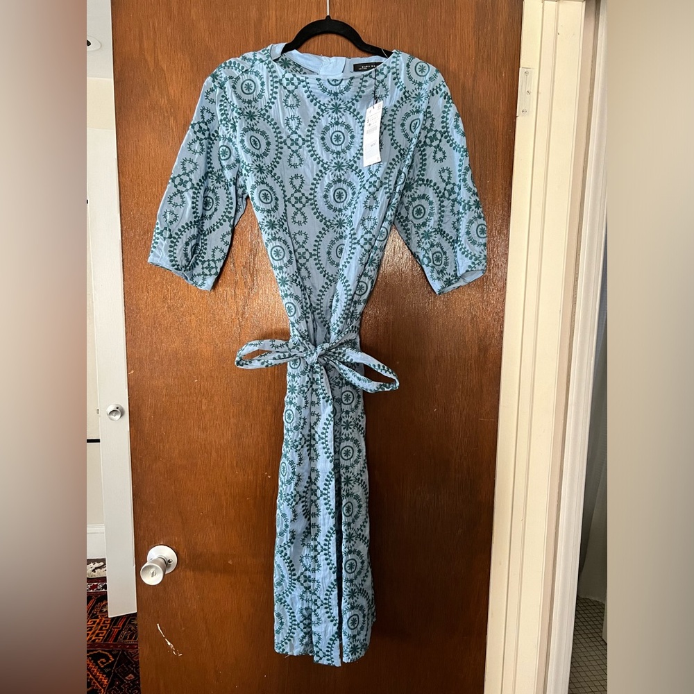 Zara Woman Embroidered Dress